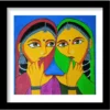 village women canvas beautiful village girl wall painting